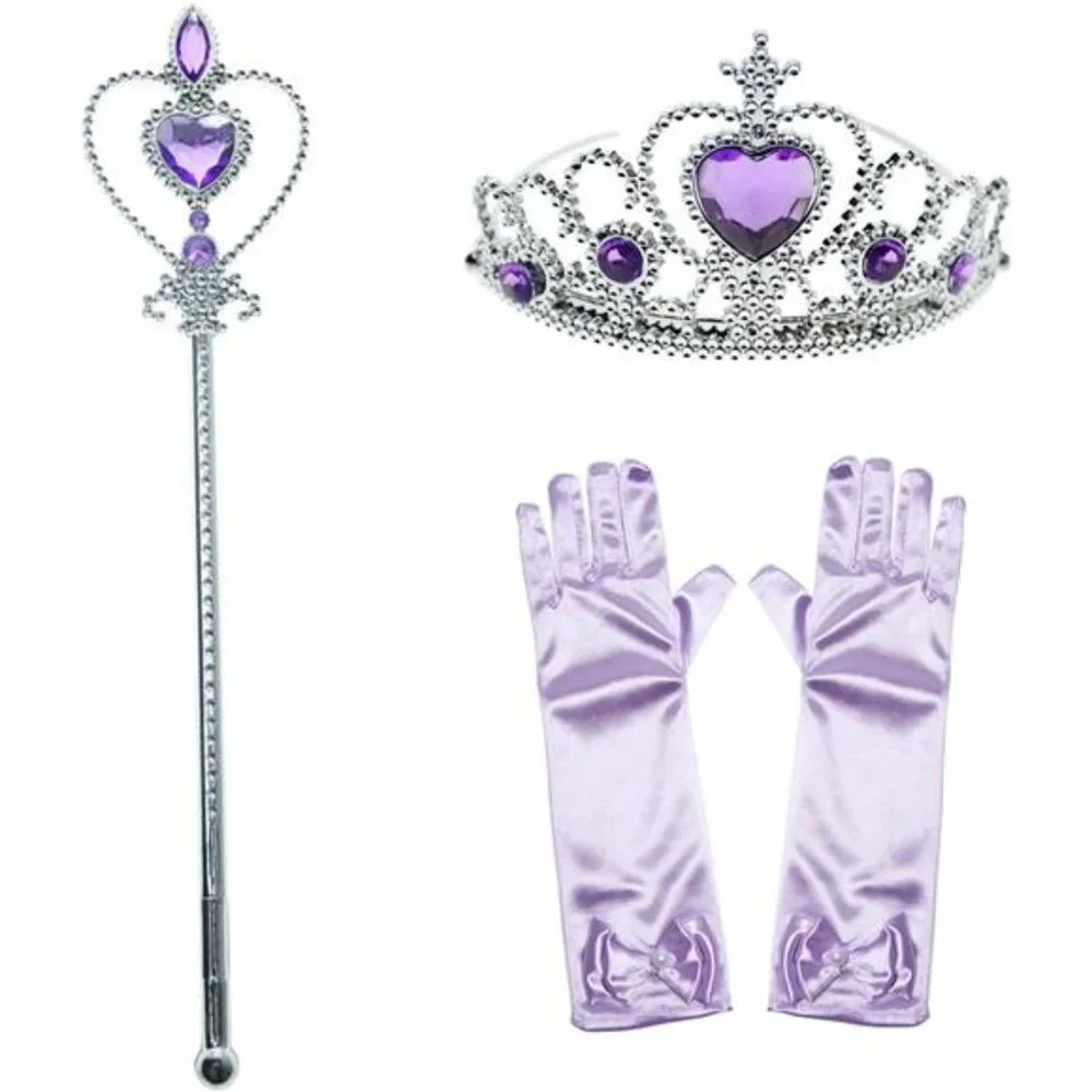 Little Girls Mermaid Princess Costume for Girls Dress Up Party with‎